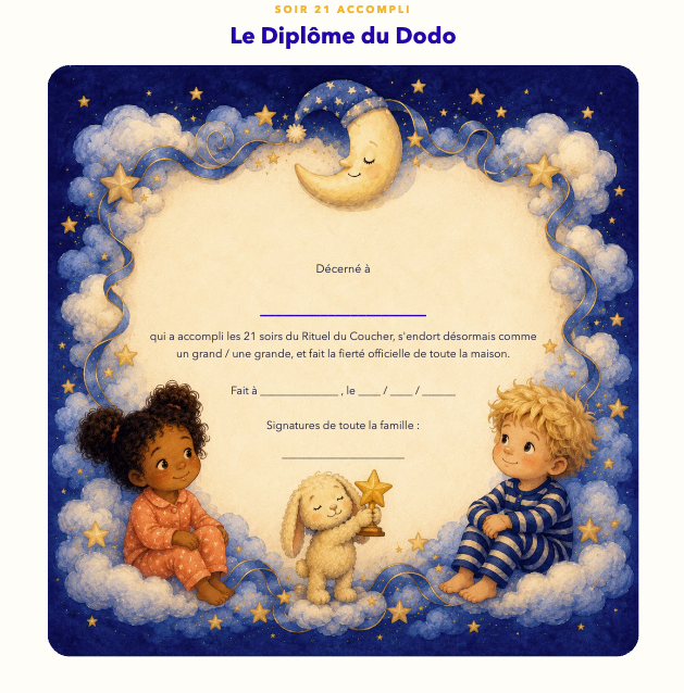 Mission Dodo — le Guide du Coucher