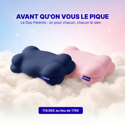 Le Nuage Dodoux Oreiller Ergonomique Adulte à Mémoire de Forme