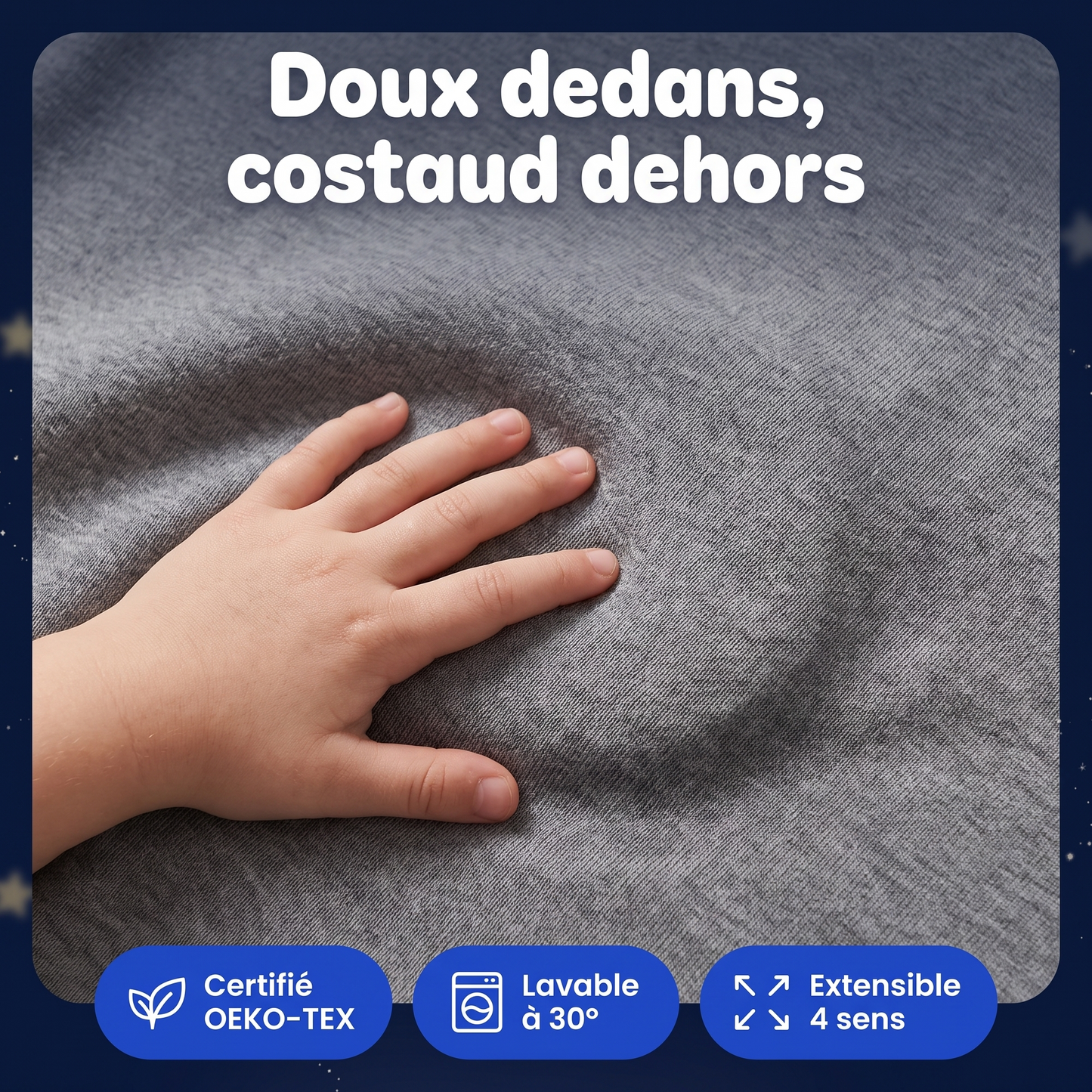 Le Câlin Dodoux, le cocon de compression qui apaise le coucher