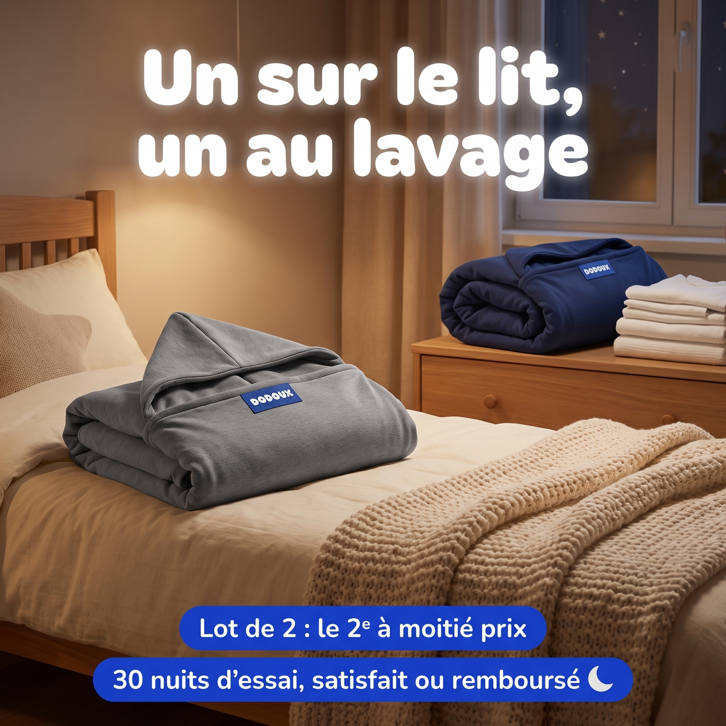 Le Câlin Dodoux, le cocon de compression qui apaise le coucher
